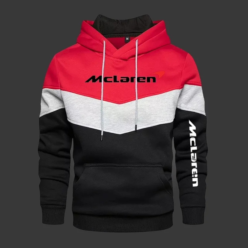 

2021 New Men's Hooded Mclare Fashion Long Sleeve Outwear Autumn Spring Casual Hoodies Fleece Warm Sportswear Thicken Sweatshirts