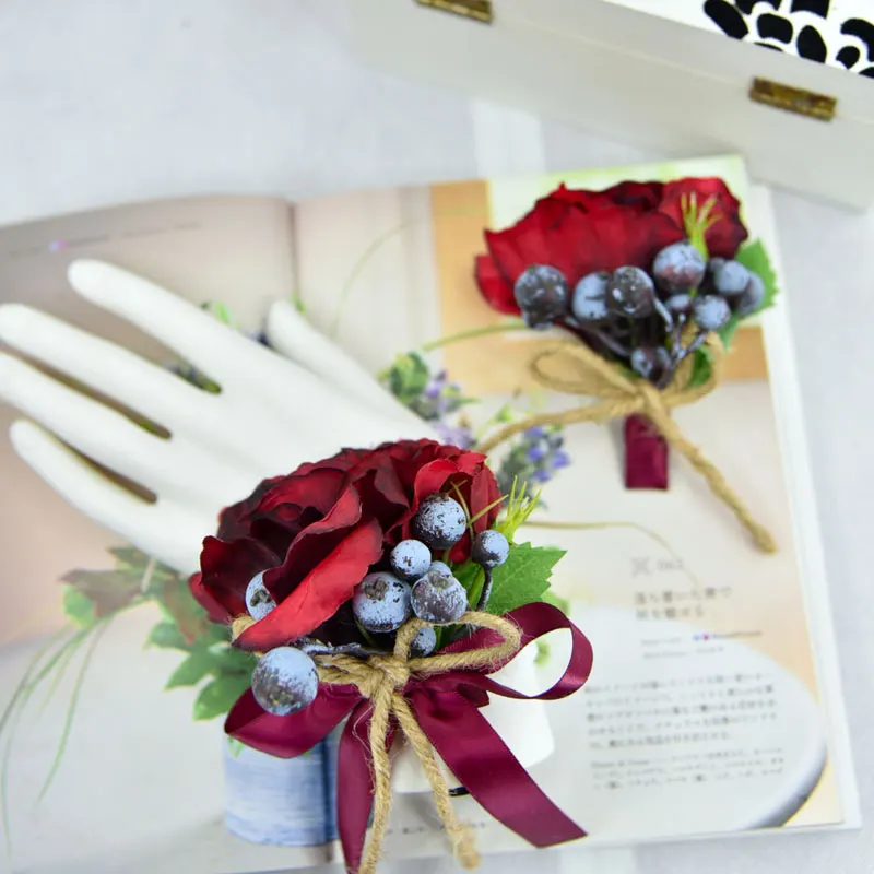 1 предмет ручной работы свадебные корсажи бутоньерка для жениха или невесты