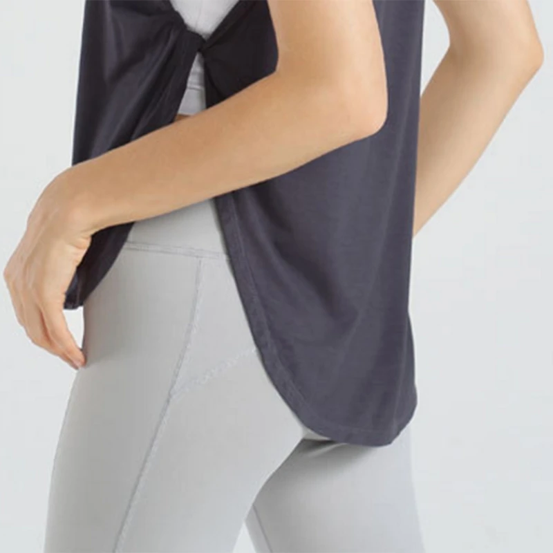 Женская милая одежда для тренировок сетчатые топы йоги футболки занятий спортом