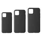 Черный матовый чехол из ТПУ для Apple iPhone 12 Pro Max 11 Pro XS MAX 7 8 6 6s Plus 5 SE, защитный чехол для iphone 12 mini, чехол