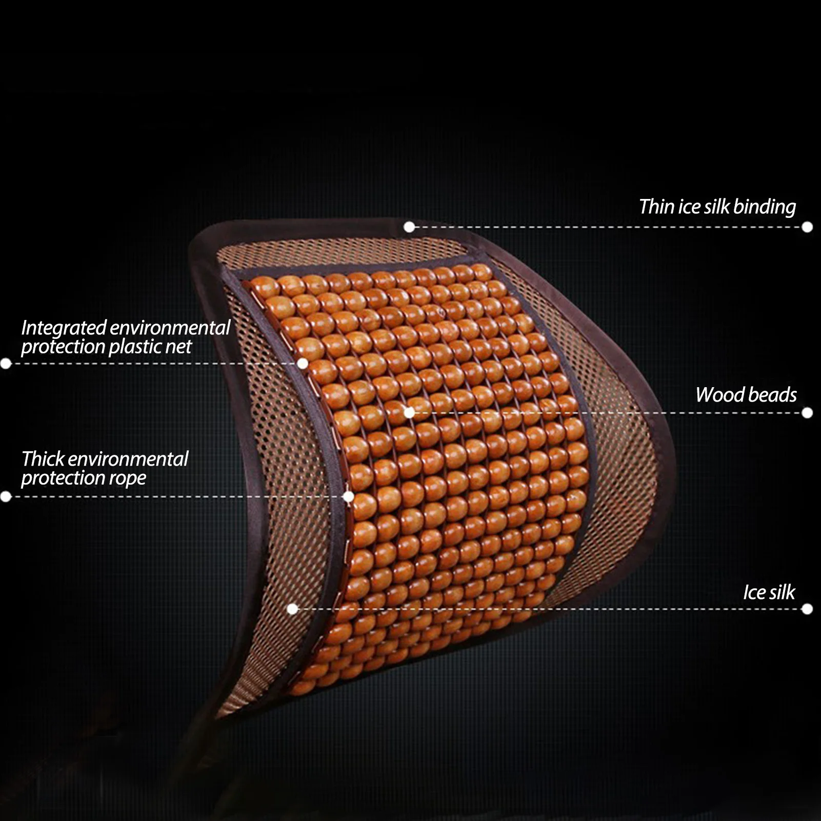 Автомобильная подушка для спины летние сетчатые поясничная отдыха крутая