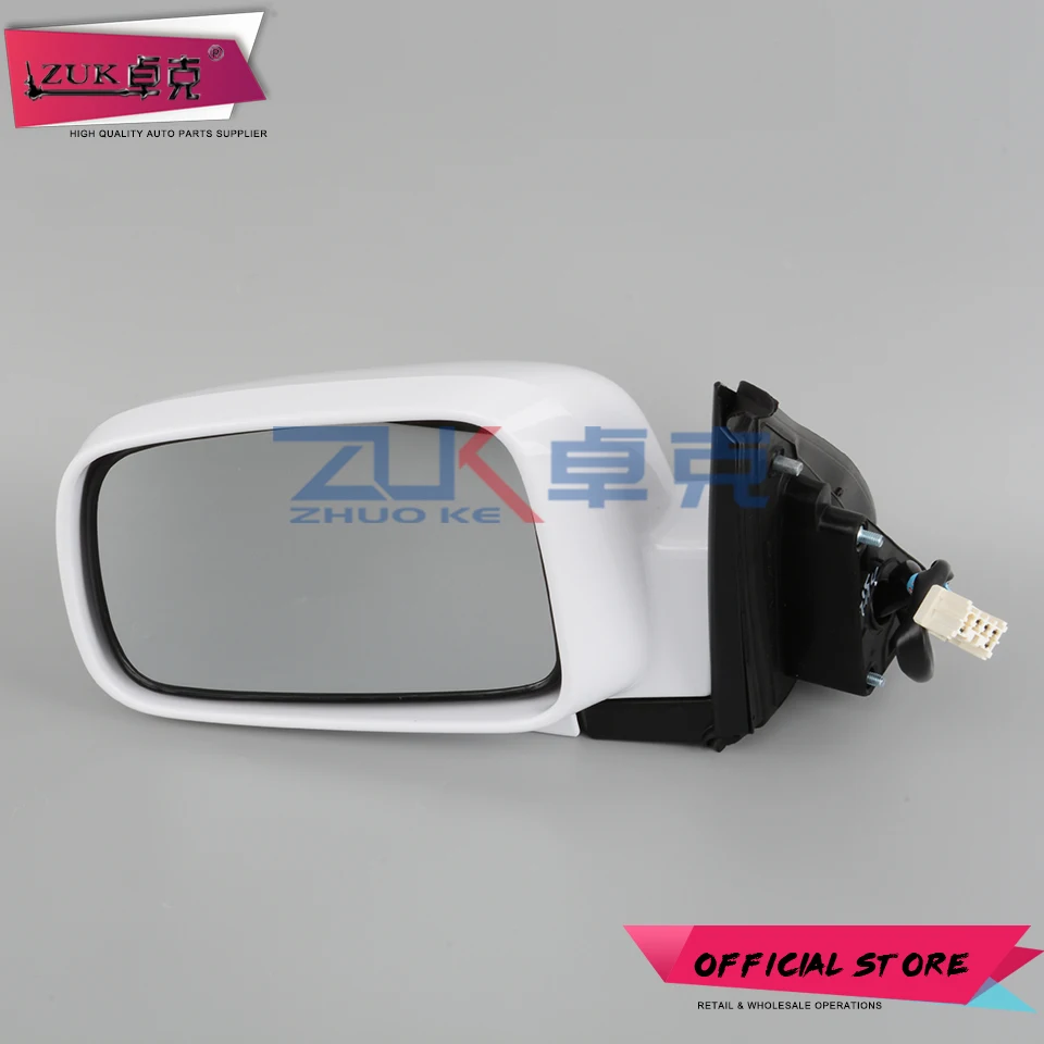 ZUK пара наружных дверей зеркало заднего вида в сборе для HONDA CRV 2002 2003 2004 2005 2006 RD5 RD7 3