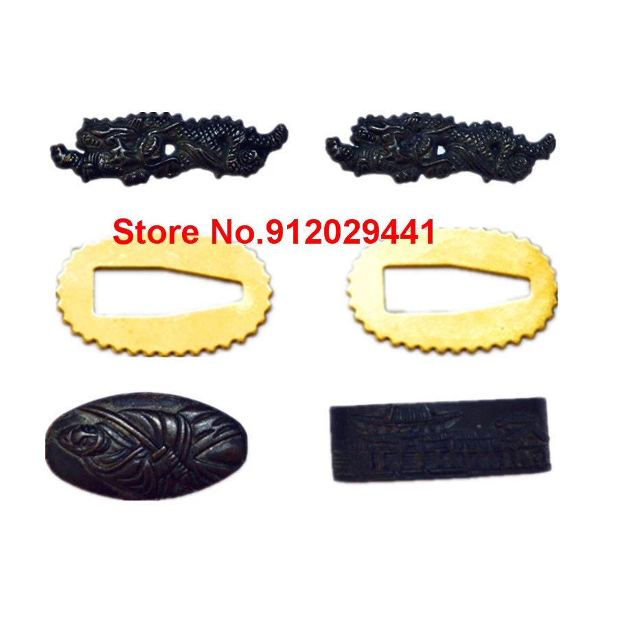 Набор аксессуаров из сплава Guard warrior Tsuba для японских фотоаксессуаров