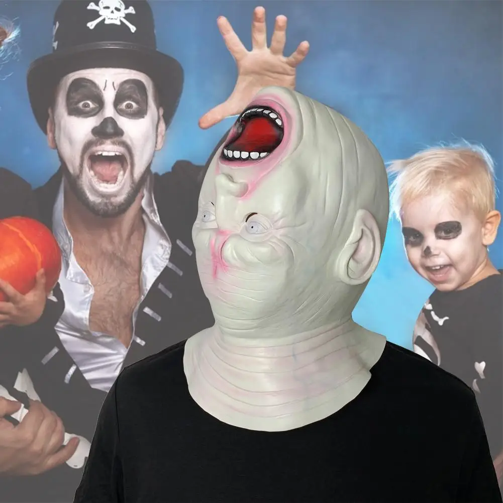 Halloween Mask Ghost Festival Horror Scary Cosplay Bar Performance Night Show Theme Party | Дом и сад