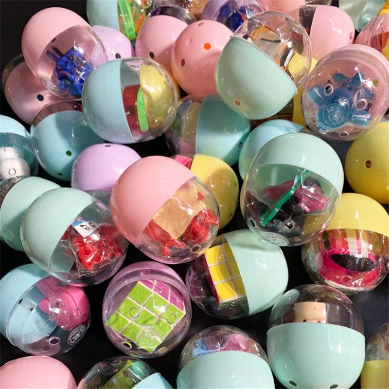 Figuras de huevos sorpresa para bebés, juguetes educativos de 10 unids/set, bola sorpresa, muñeco, coche, animal, Gashapon, regalos para niños, venta al por mayor