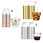 Чашка для виски с розовым золотом, 25 шт.