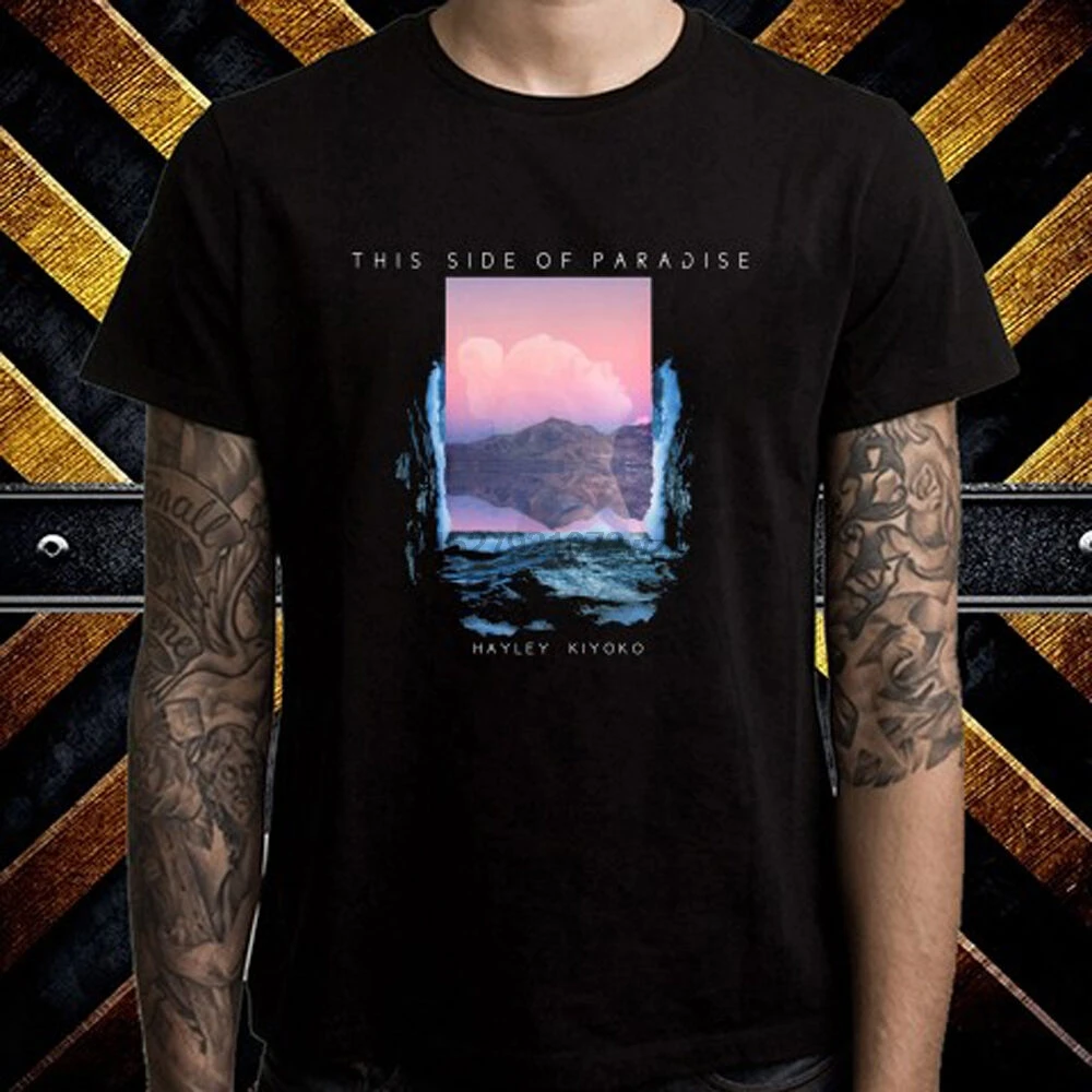 Hayley Kiyoko сайт рая Мужская Черная Футболка размер S M L XL 2XL 3XL| |
