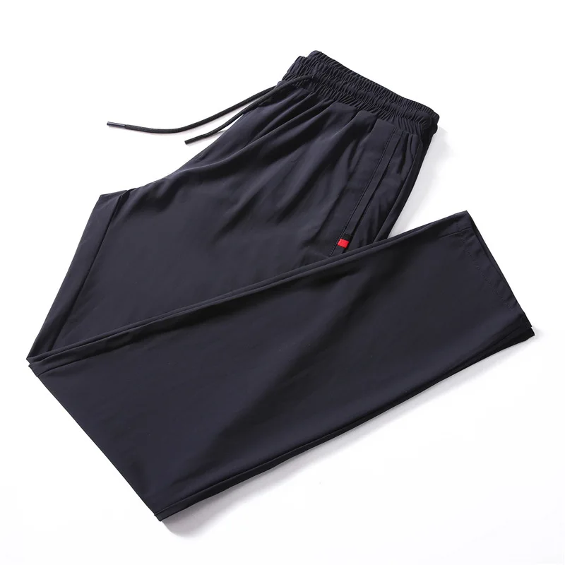 

Men's summer pants quick drying sports ice casual pants plus large casual pants summer thin stretch pants