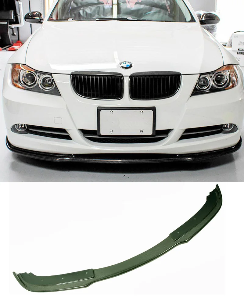 Передний спойлер из углеродного волокна для BMW E90 325 328 3-Series 4door Sedan 2005-2008 Pre-LCI Model |