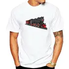 Футболка для взрослых мужчин советский паровоз футболка с графическим принтом с поездом винтажная тонкая Модная фотография для мужчин