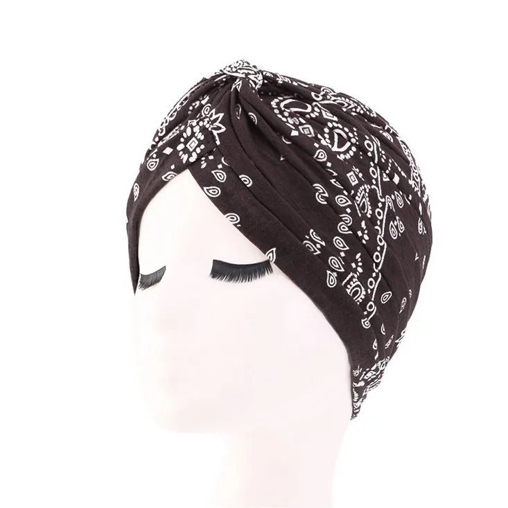 

Muslim Hair Caps Cotton Women Beanie Turban Sleep Night Wrap Scarf Hat India Islamic Head Cover Hair Loss Hats Hair Styling Tool