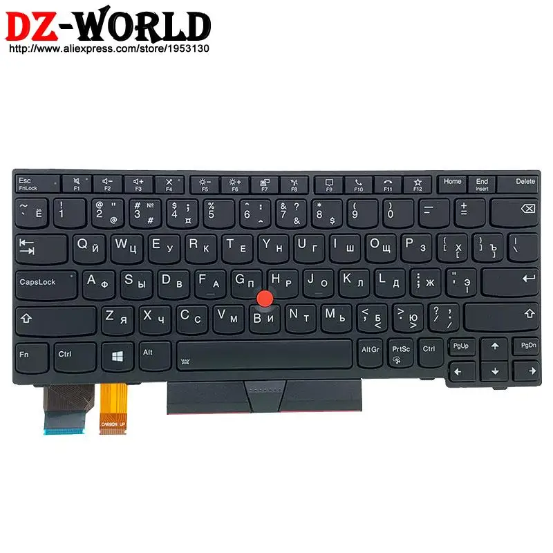 New Original RU Russian Backlit Keyboard for Lenovo Thinkpad X13 Gen1 L13 Gen2 L13 Yoga Gen2 Laptop 5N20V43200 5N20V43056