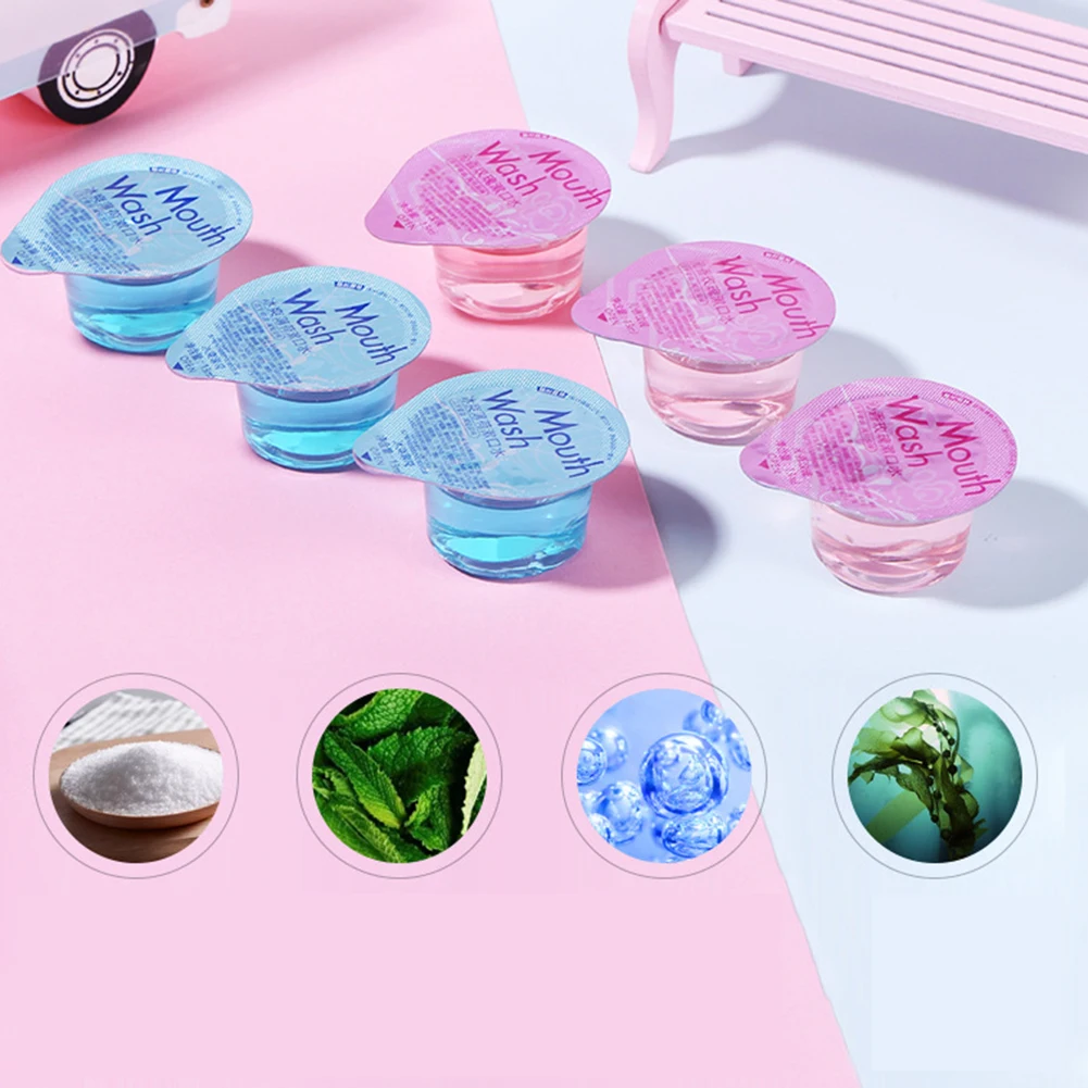 

15 Portable Packs Mini Mouthwash Oral Care Cleaner Convenience Carry Fresh Breath