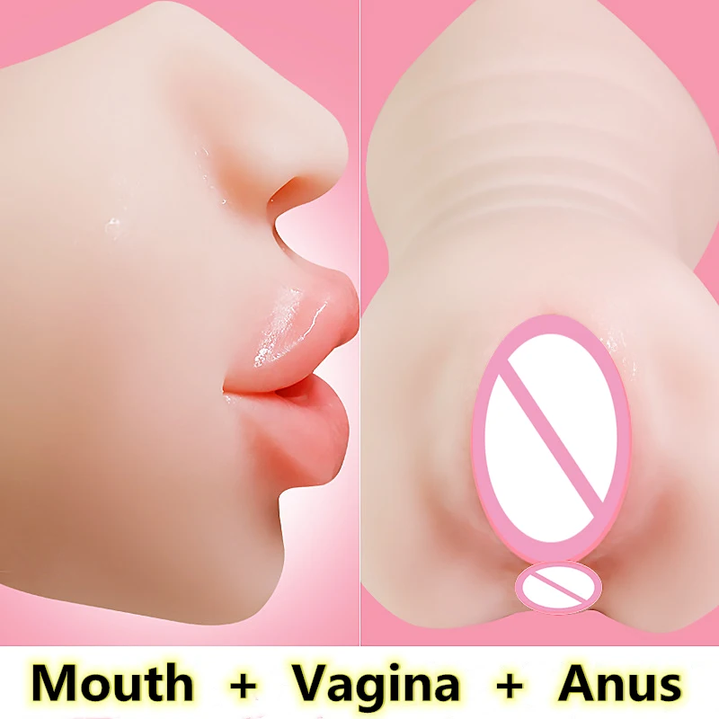 Интимные инструменты для мужчин Вагина мастурбатор реальный анал оральный секс