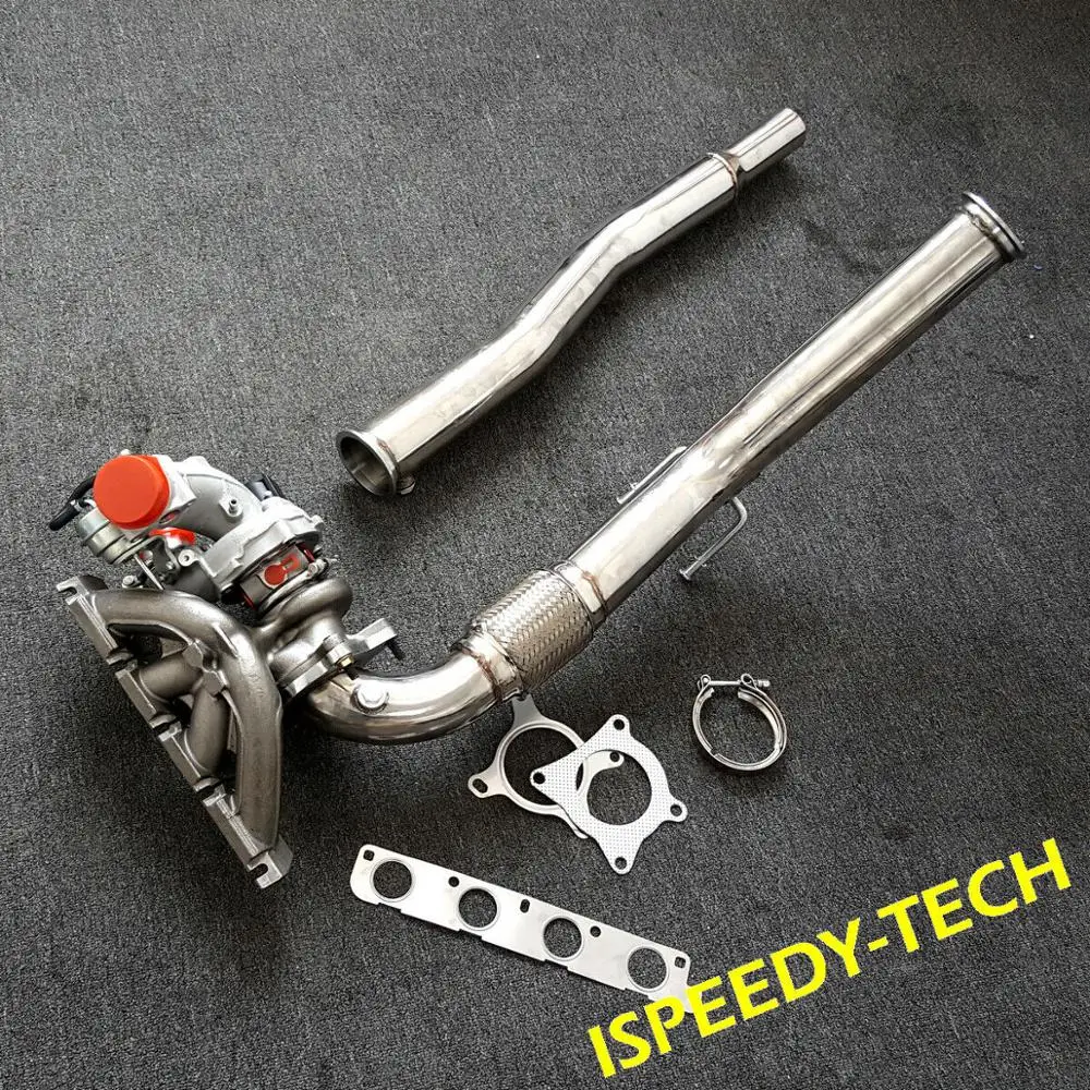 3 &quotDecat Downpipe + K04 F23T Модернизированный турбо для VW Jetta Passat GTI Mk5 Mk6 Audi A3 TT 2 0 T BPY| |