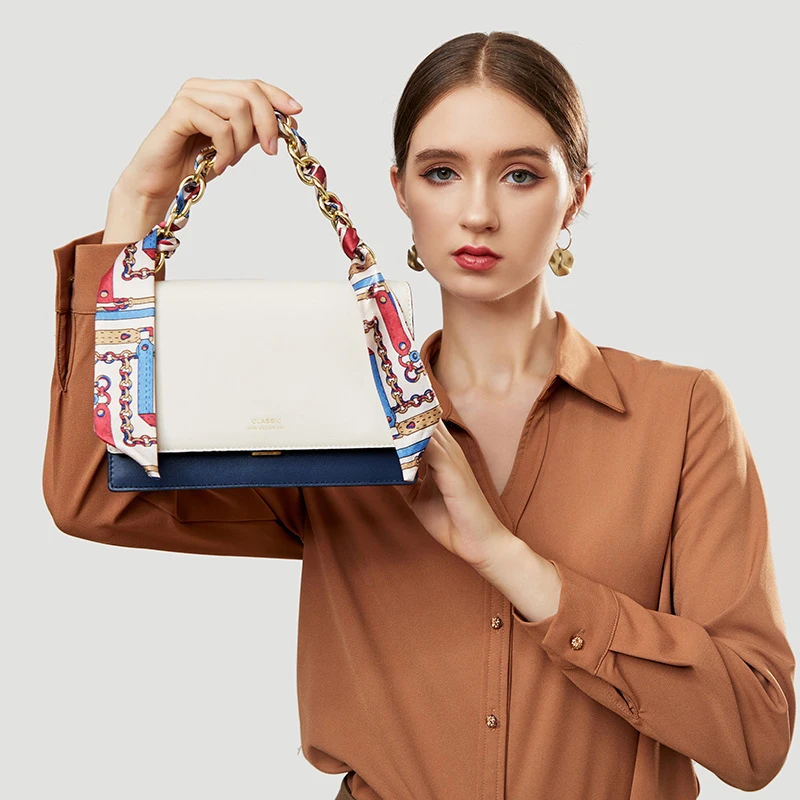 

2021 new fashion, simple and trendy hot-selling handbags, high-quality messenger shoulder portable chain, all-match leather bag