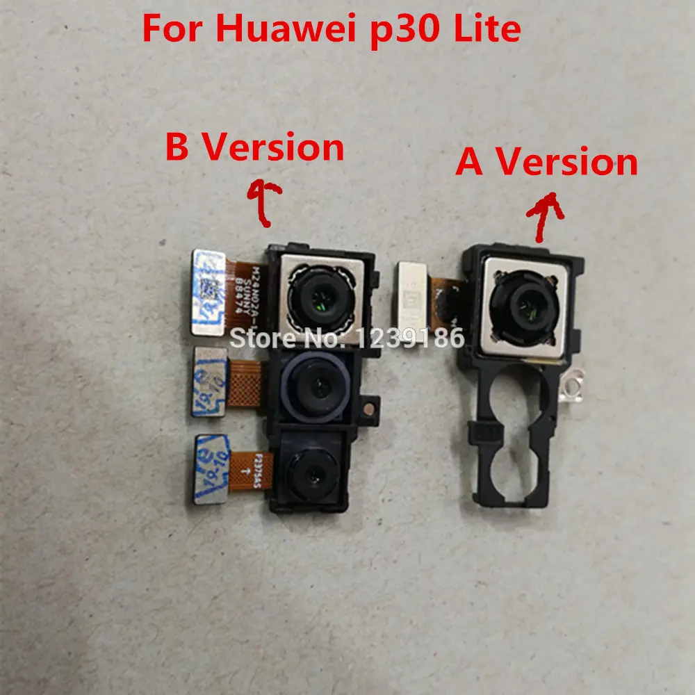 Фронтальная камера селфи камера для huawei P30 Lite большая Задняя Основная камера Модуль гибкий кабель, запчасти для ремонта для Hua Wei P30 Lite