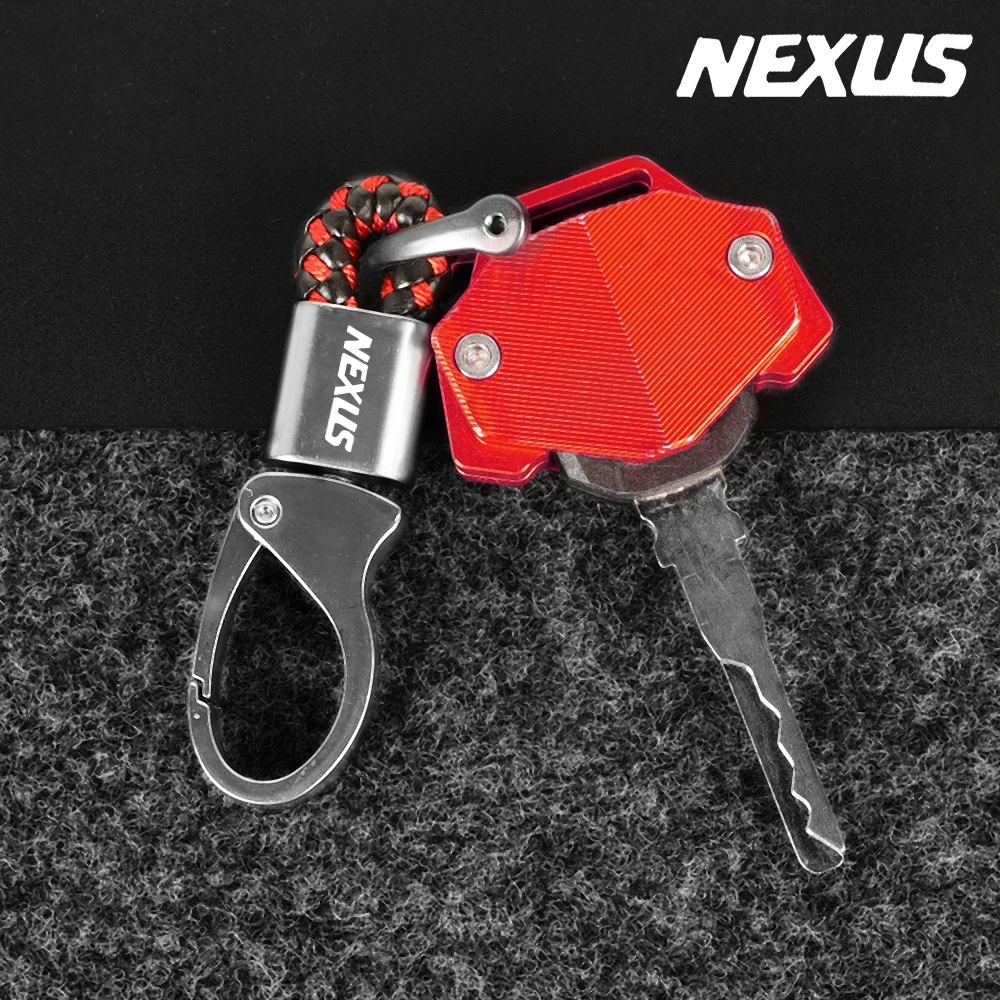 Motorcycle Accessories CNC Keyring Metal Key Ring Keychain For GILERA Nexus125 Nexus250 Nexus300 Nexus500 Nexus 125 250 300 500