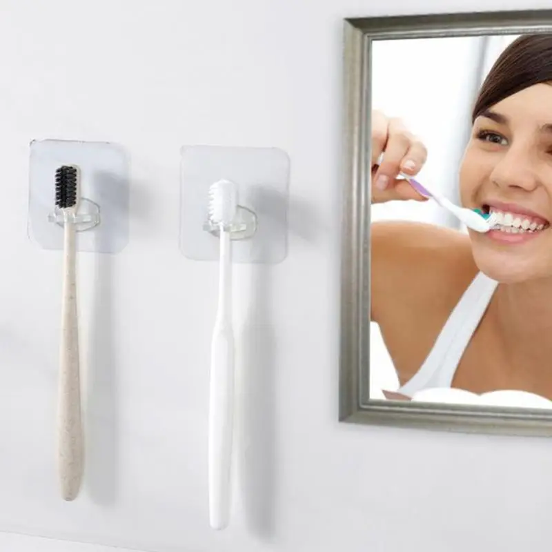 4 шт. многофункциональная зубная щетка держатель органайзер прозрачный
