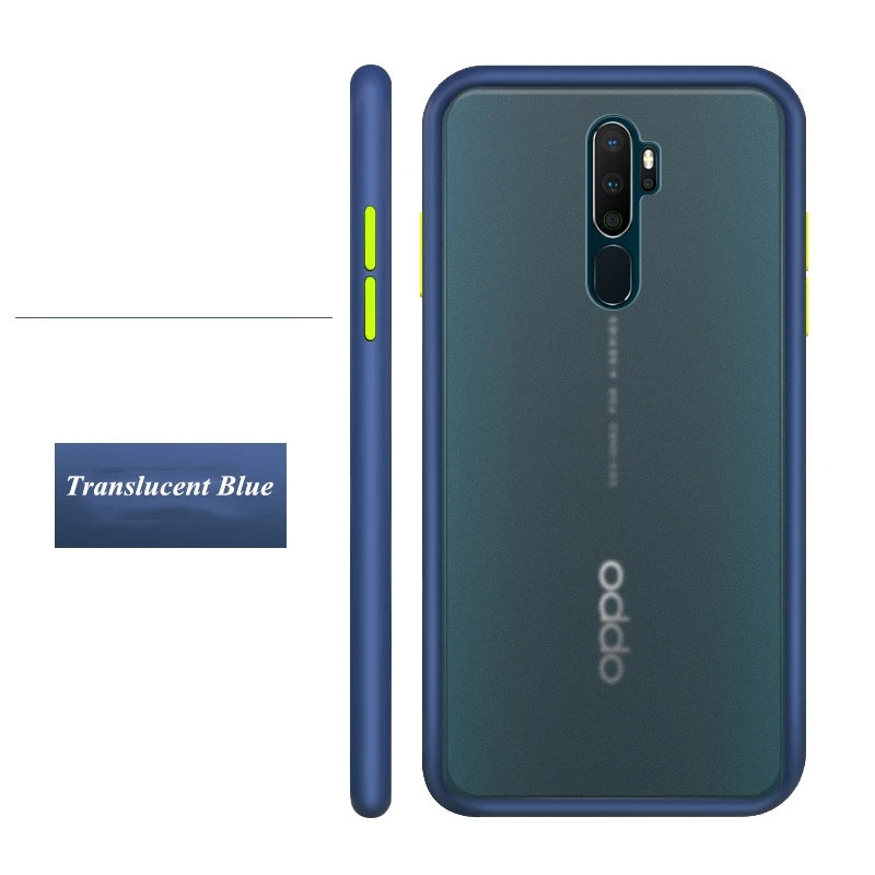 Матовый полупрозрачный чехол для OPPO A9 2020 A5 Realme 5 Pro Q телефона силиконовая рамка