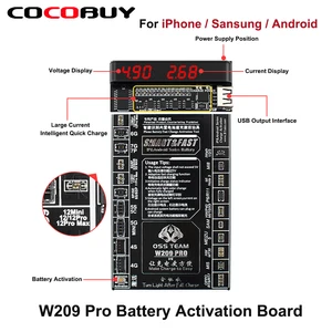 w209 pro battery activation charging board for iphone 4 to 12pro max circuit board charging tool for samsung huawei xiaomi oppo free global shipping