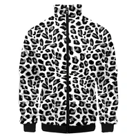 lcfa zipper hoodies sweatshirts 3d hoodies printed leopard streetwear plus size 4xl clothing homme autumn coat pullover custom