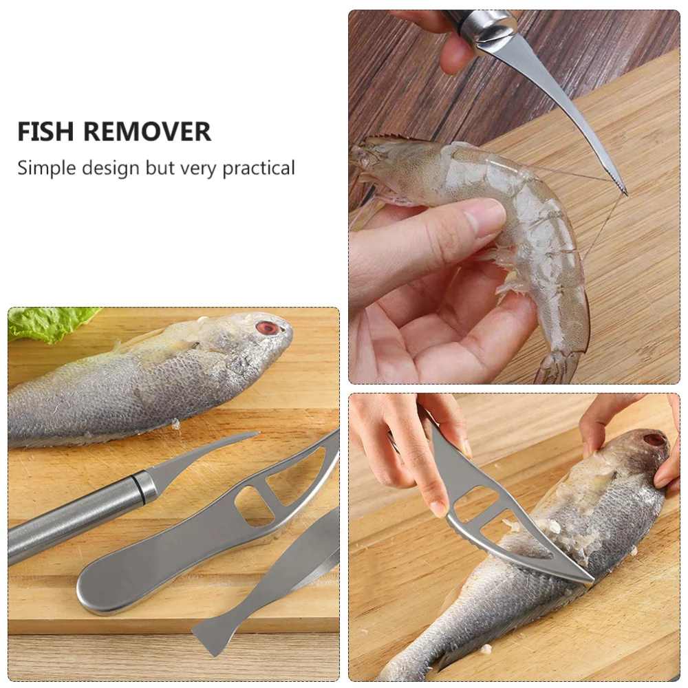 

1 Set Scale Scraper Fishbone Fish Scraper Cleaning Tool Kitchen Gadget