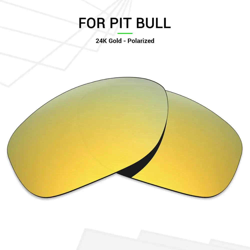 

Mryok поляризованные Сменные линзы для солнцезащитных очков Oakley питбуль 24K золото