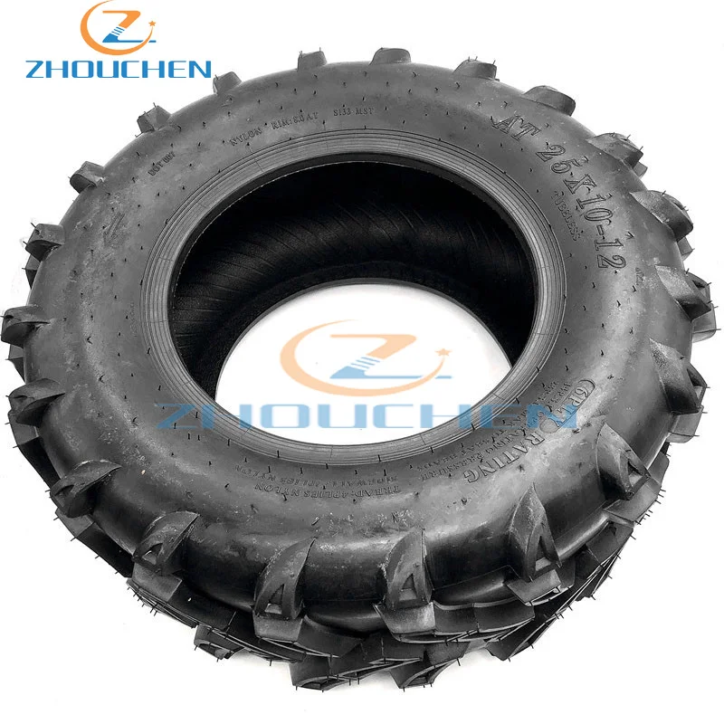 12 дюймов ATV шины на 25X10-12 шины четыре колеса vehcile внедорожный мотоцикл для китайских 150cc 200cc 250cc большие ATV колеса диски