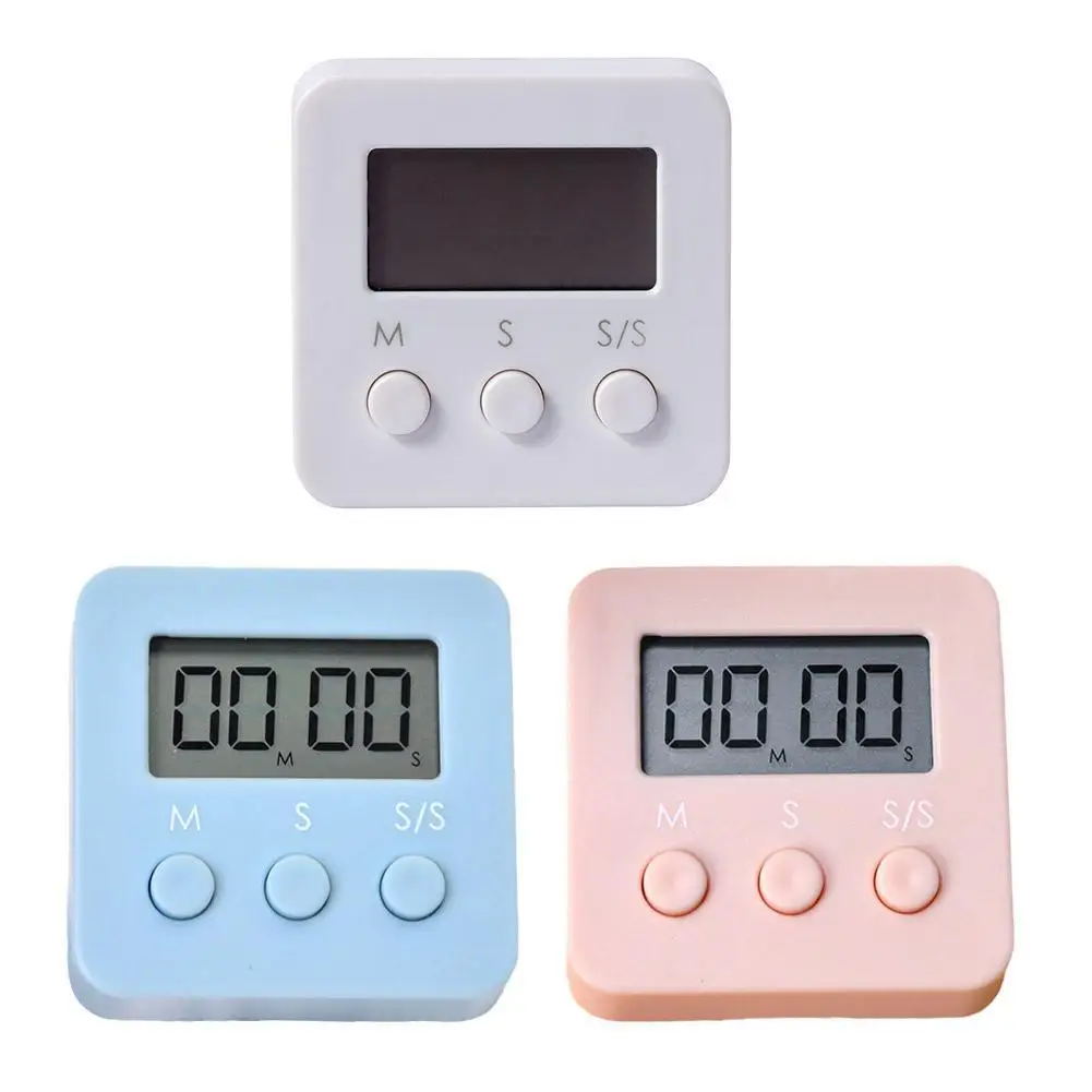 

Electronic Timer LCD Digital Screen Learn Cooking Baking Count Up Countdown Clock Alarm Sleep Stopwatch Clocks Kitchen Gadget