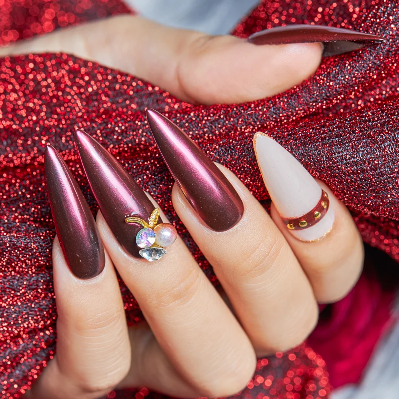 1 коробка блестящая пудра для ногтей Русалка г жемчужная оболочка мерцающая