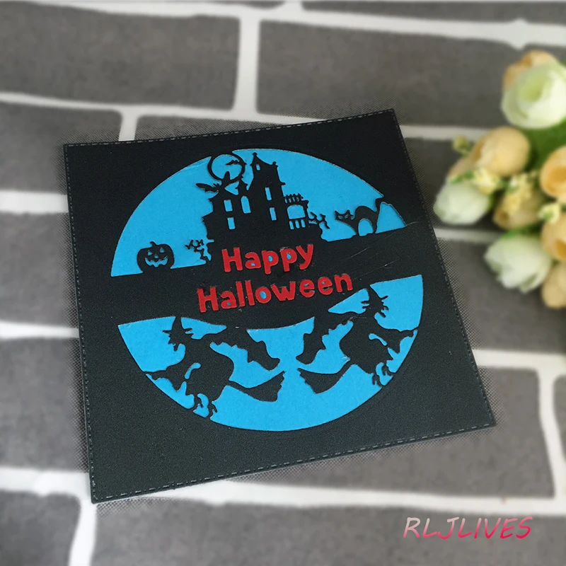 Металлические трафареты для Хэллоуина рукоделия фотоальбом декоративное