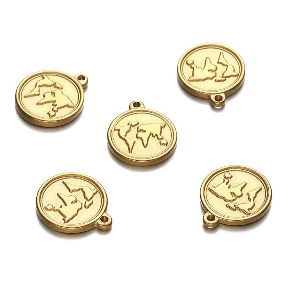 5 шт./лот подвеска шарик из нержавеющей стали кулон для изготовления ожерелья