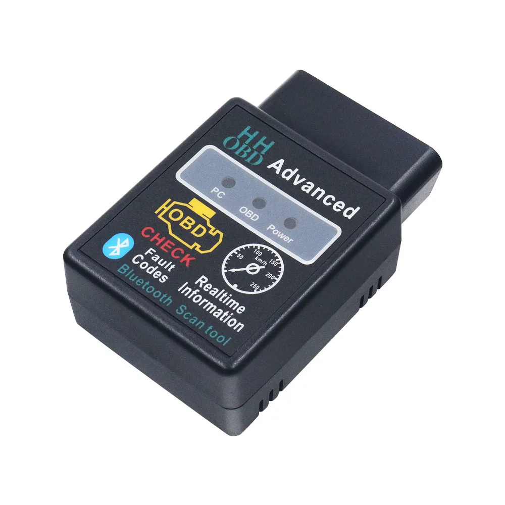 Мини ELM327 v2.1 OBD 2 Bluetooth интерфейс HH OBD Автомобильный считыватель кодов неисправностей elm 327 obd2 Bluetooth HHOBD многоязычный Android