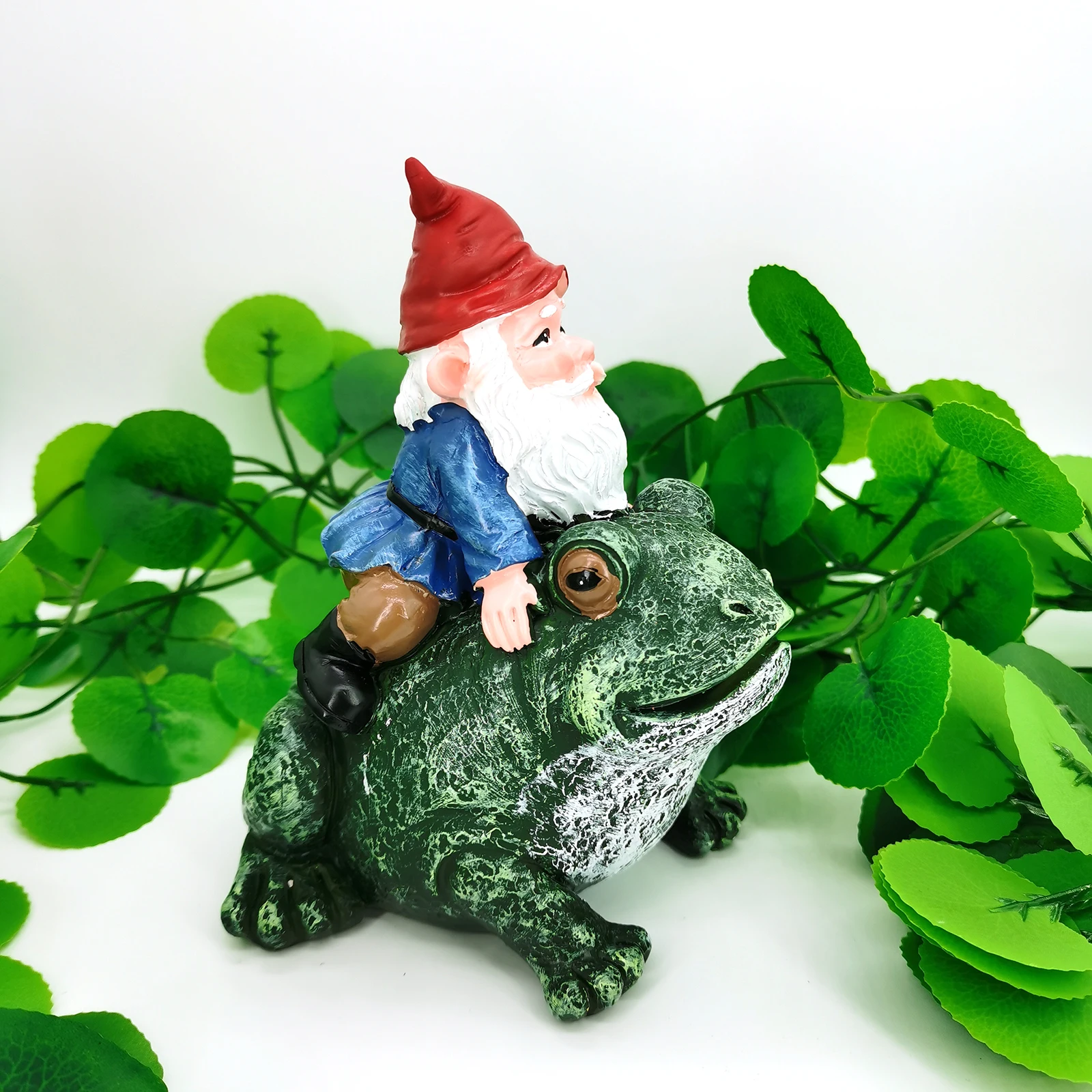 

Garden Gnome Statue Dwarf Sculpture Resin Gardening Decoration Art Crafts