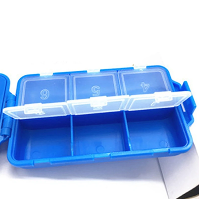 Ежедневный 6 раз таблеток коробка для Чехол Органайзер светодиодный таймер