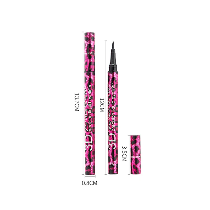 Красная леопардовая черная жидкая подводка для глаз стойкая водостойкая