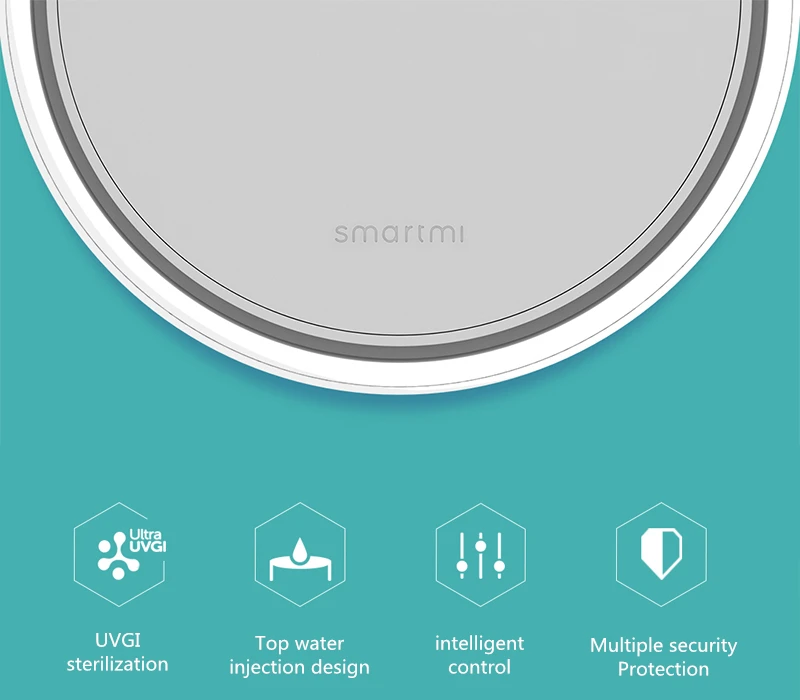 XIAOMI MIJIA SMARTMI UV Испарительный Увлажнитель тумана воздушный демпфер УФ бактерицидная стерилизация масло Арома диффузор