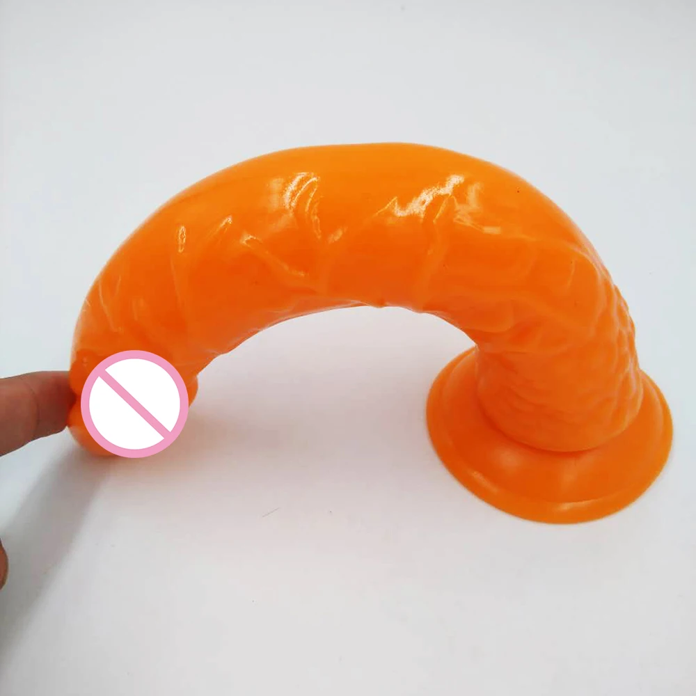 Мягкий гелевый фаллоимитатор реалистичный анальный всасывание пениса мужской