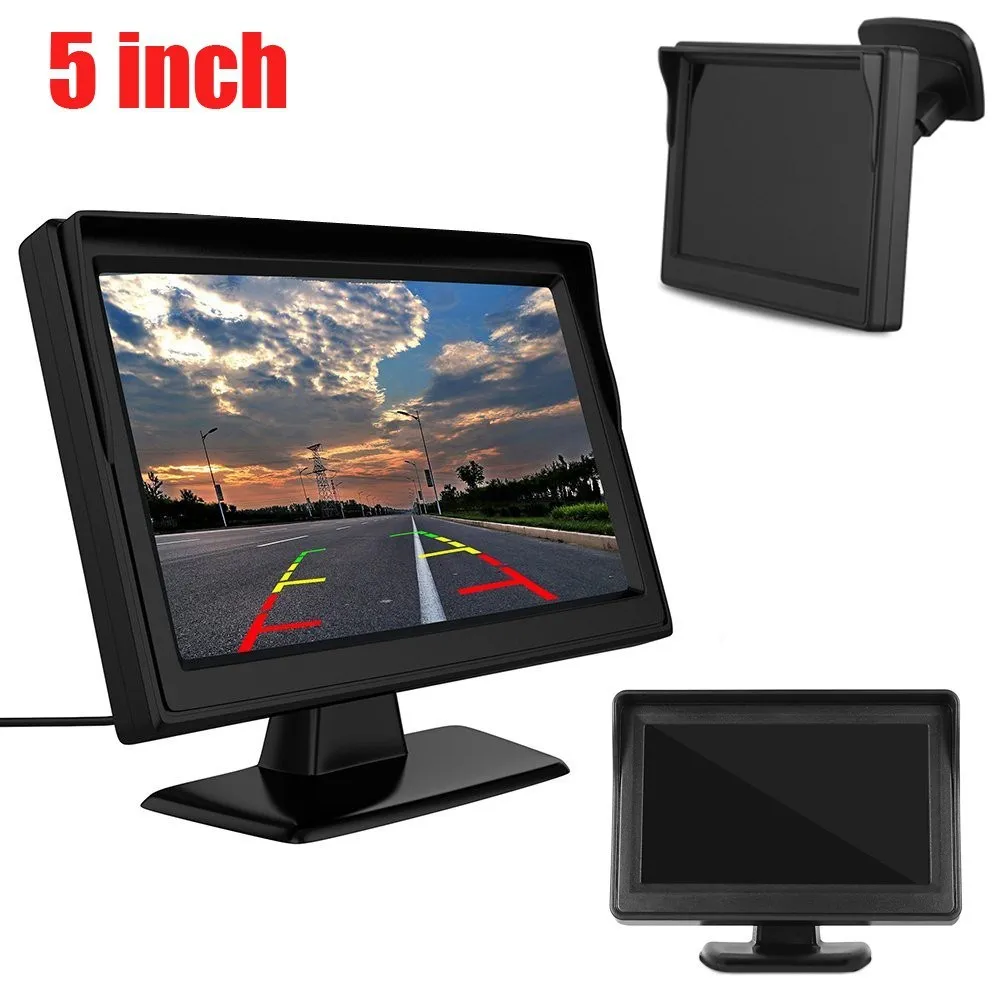 5 &quotTFT LCD Автомобильный резервный монитор заднего вида + комплект беспроводной