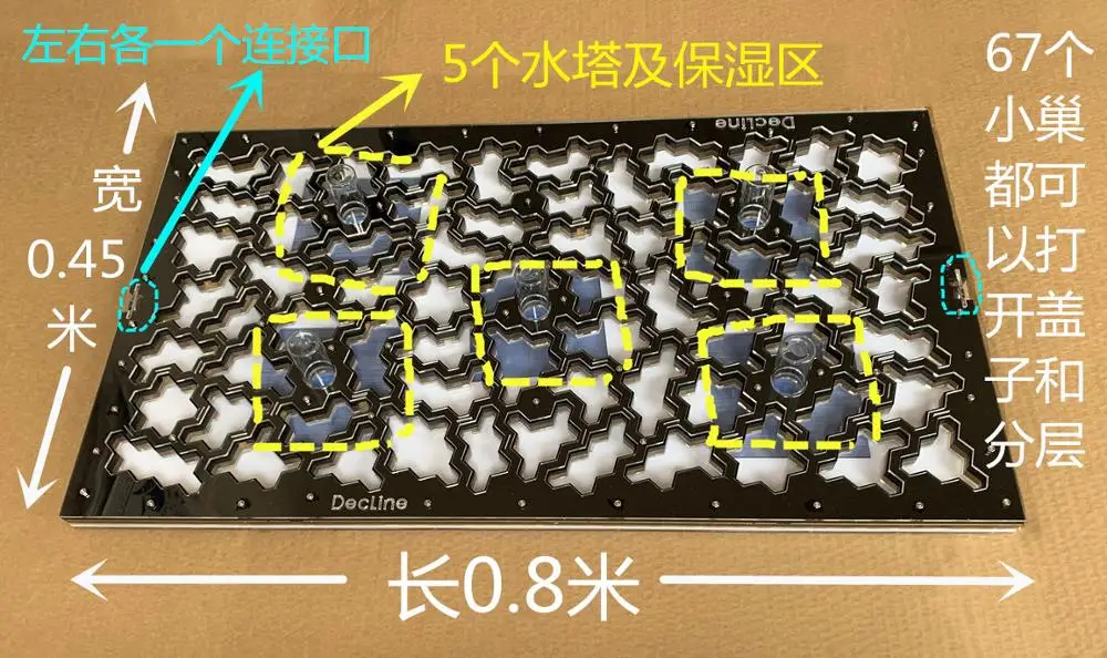 Роскошный большой размер 800*450 мм 500*200 акриловый муравей муравьиная ферма вилла