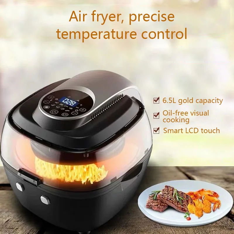 

Multifunctional Air Fryer Oil-free Smart Healthy Fryer Pizza Oven Smart Touch LCD Electric Fryer Kitchen Cooking KB3501-1 EA