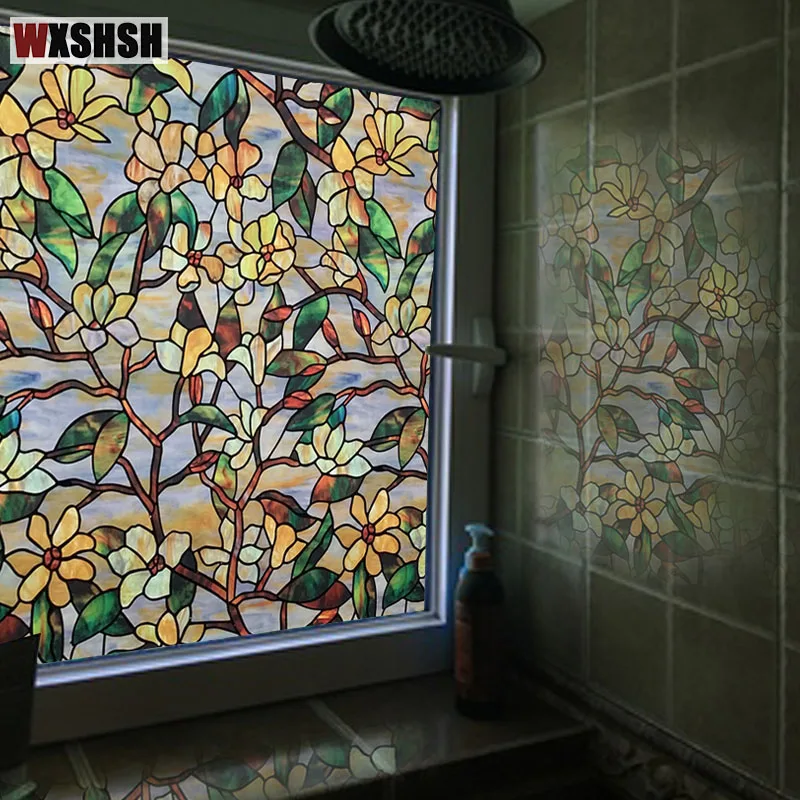 2021 новые статического цепляться витражная плёнка на стекла окна виниловые обои