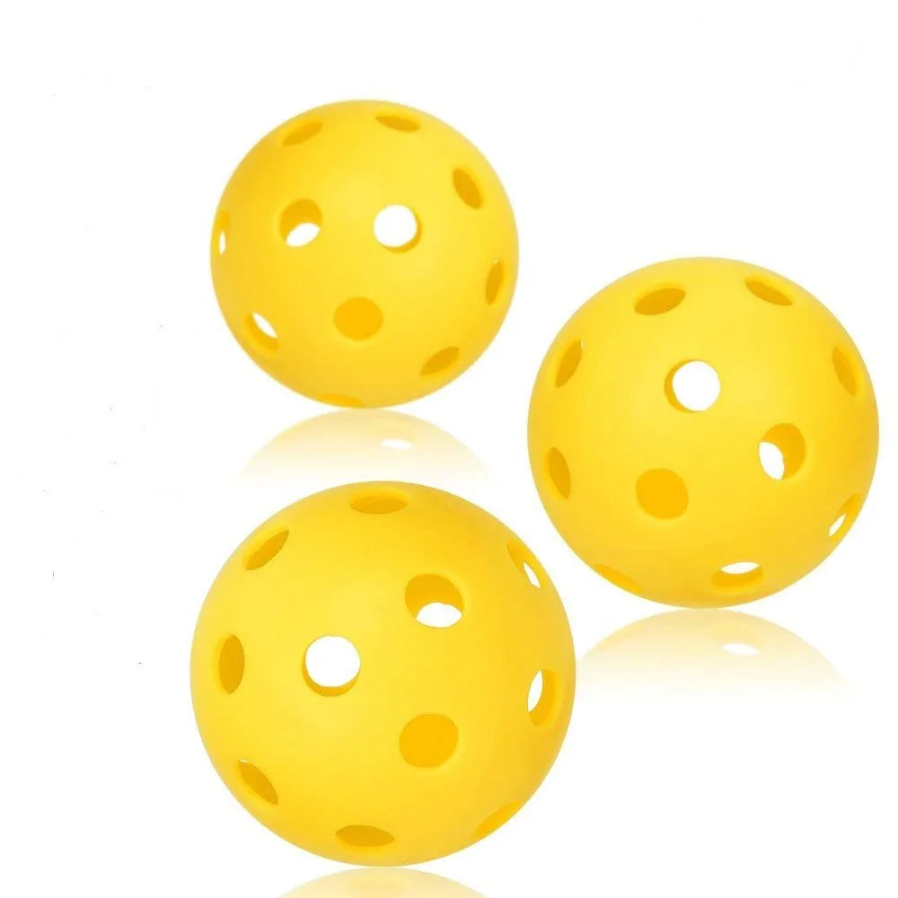 Светильник 26 отверстий для помещений Pickleball Ball 6 шт. в упаковке желтый