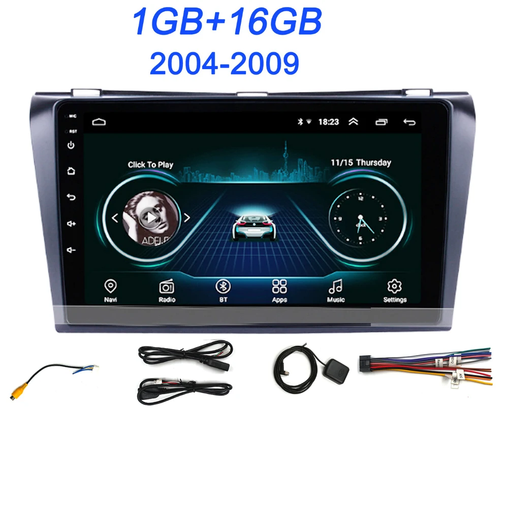 Автомобильный мультимедийный плеер 2 din android 8 1 для Mazda 3 2004 2013 maxx axela DVD GPS радио