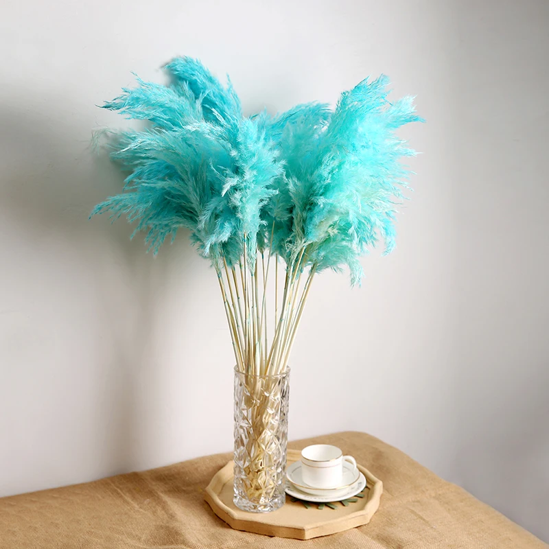 

Big Dried Pampas Grass Natural Phragmites&Reed Flowers&Bulrush Bouquet Wedding Flower Ceremony Decoration Modern Home Fall Decor