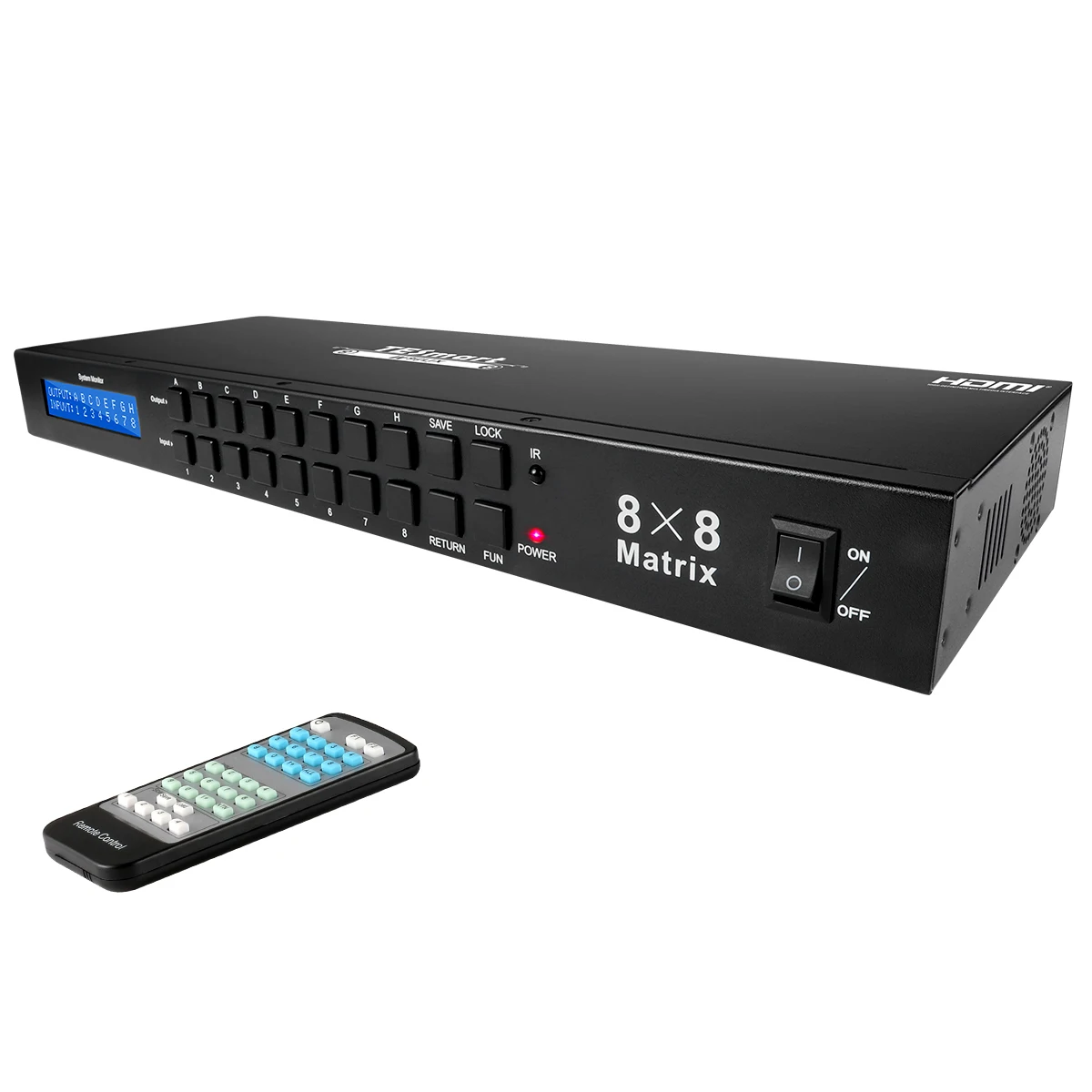 TESmart 4K UHD. Совместимый HDMI матрица 8x8 переключатель поддержка HDCP1.4 ИК RS232 TCP/IP