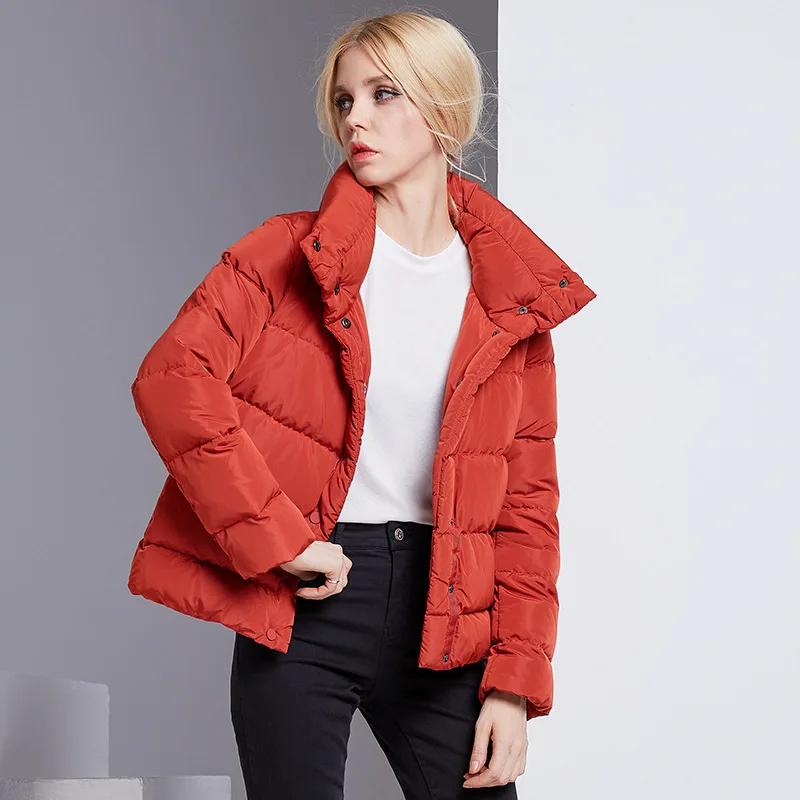 SZ.WENSIDI 2018 Высококачественная куртка с высоким воротником Женская теплая парка