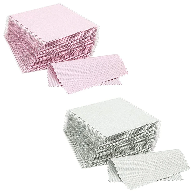 

200Pcs Jewelry Cleaning Cloth,Silver Polishing Cloth Individually Wrapped,Small Jewelry Polishing Cloth