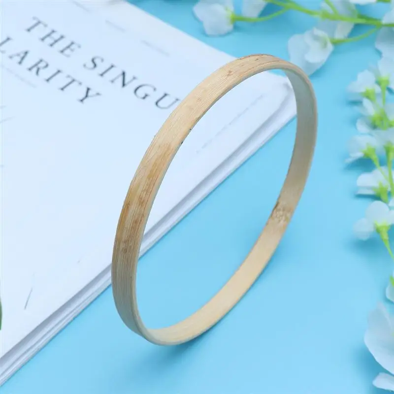 Кольцо Ловец снов бамбуковое круглое кольцо сделай сам художественное ремесло